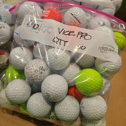 Vice Pro Assorted Used Golf Balls. 50 Count