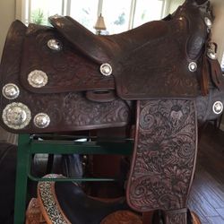 Parade Saddle Used In Tournament Of Roses Parade 