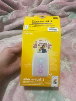 instax mini link 3, smartphone printer, color clay white