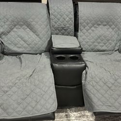 Power Recliner Leather Sofa