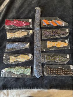 Santorelli Handmade in Italy Luxury Silk Bow Ties – Brand New