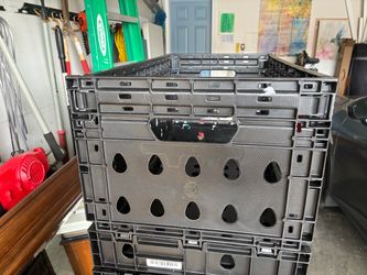 Tosca collapsible heavy duty plastic crates