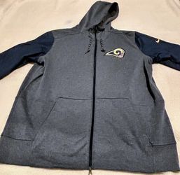 Nike LA Rams Full-Zip Hoodie Jacket Size XL