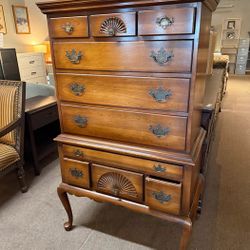 Vintage Solid Dresser Chest of Drawers 
