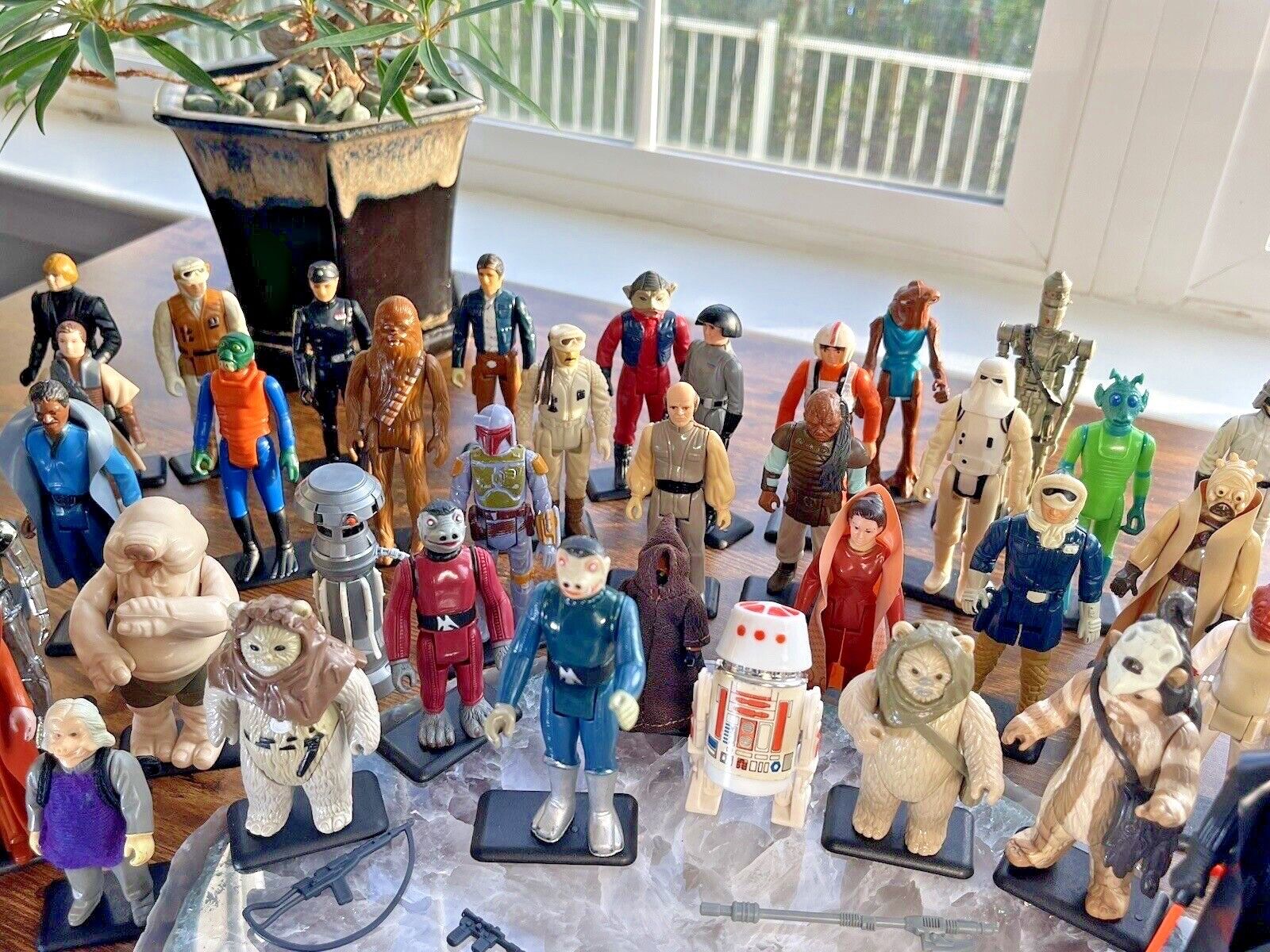 Vintage Star Wars 64 figures_ Blue Snaggletooth_ Last 17_ AFA