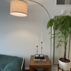Silver Floor Lamp