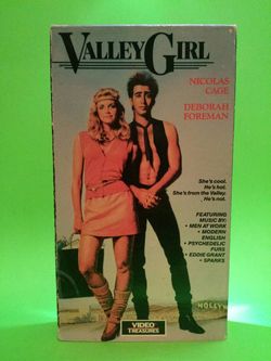 VALLEY GIRL NICOLAS CAGE VHS CLASSIC 80S