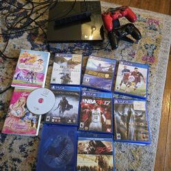 PS4, Camera, Games, DVDS, HDMI, Joysticks, Charger