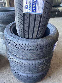 17” 4 new tires 215/45R17