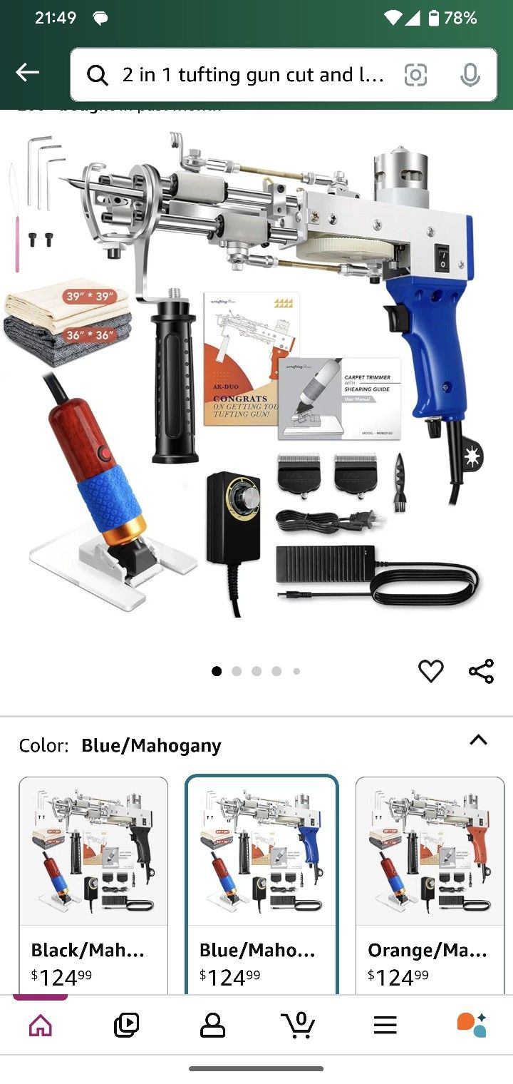 Rug Making Gun NEW