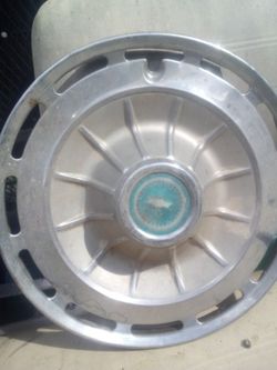 Vintage Chevy Hubcaps 