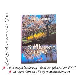 📌 *Book - Del Sufrimiento a la Paz - Ignacio Larrañaga - Paperback - Excellent Condition