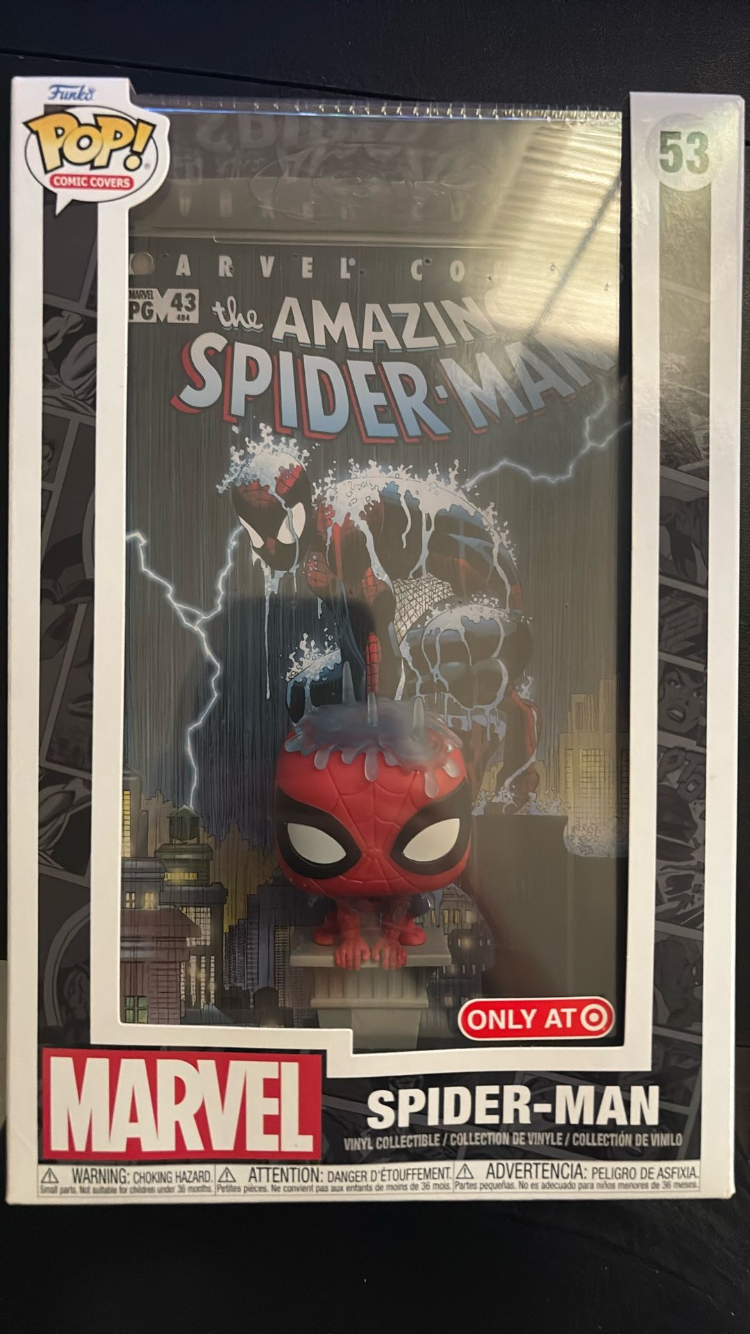 Target Exclusive Spider Man Comic Cover Funko Pop