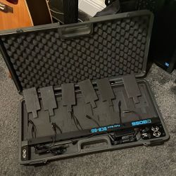 Boss BCB-60 Pedal Board and  Power Supply Case.