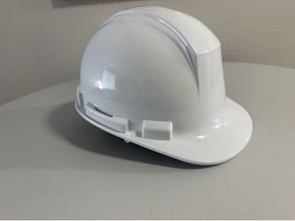 Saf-T-Wear White Hard Hat ANSI Type I Safety Helmet Construction Gear