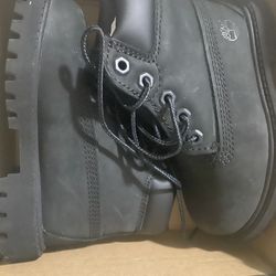 TIMBERLAND PREMIUM 6 IN WATERPROOF BOOT BLACK NUBUCK