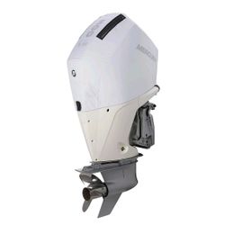 Mercury 8M0228523 4.6L V8 300hp Outboard Vented Splash Cover, White