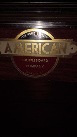 Vintage pool table