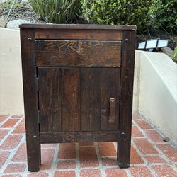 VINTAGE RUSTIC NIGHTSTAND