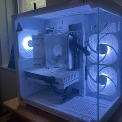 All White Gaming PC - NVIDIA RTX + RYZEN 5