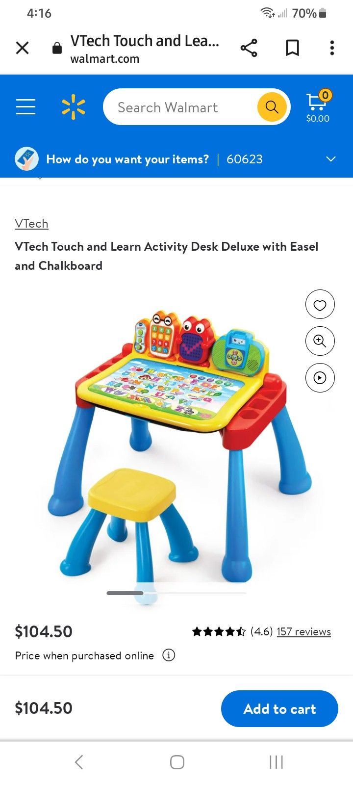 The Touch and Learn Activity Desk Deluxe