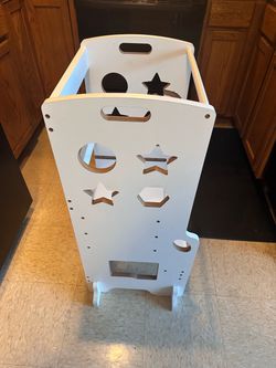Toddler kitchen stool