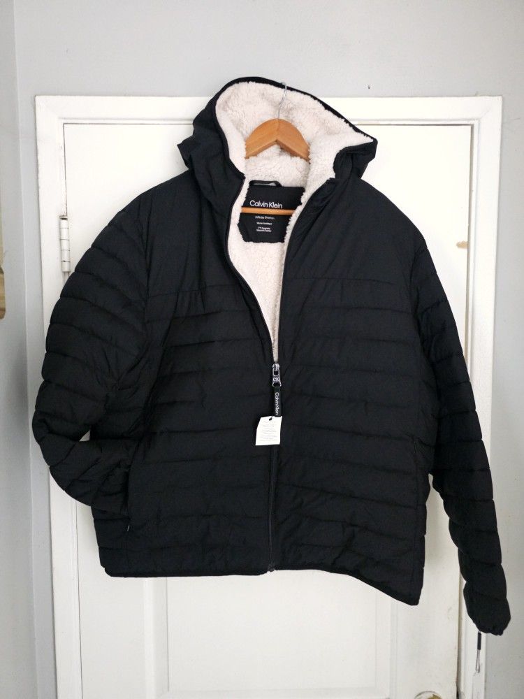 Men's Calvin Klein Jacket Sherpa Chammara XL