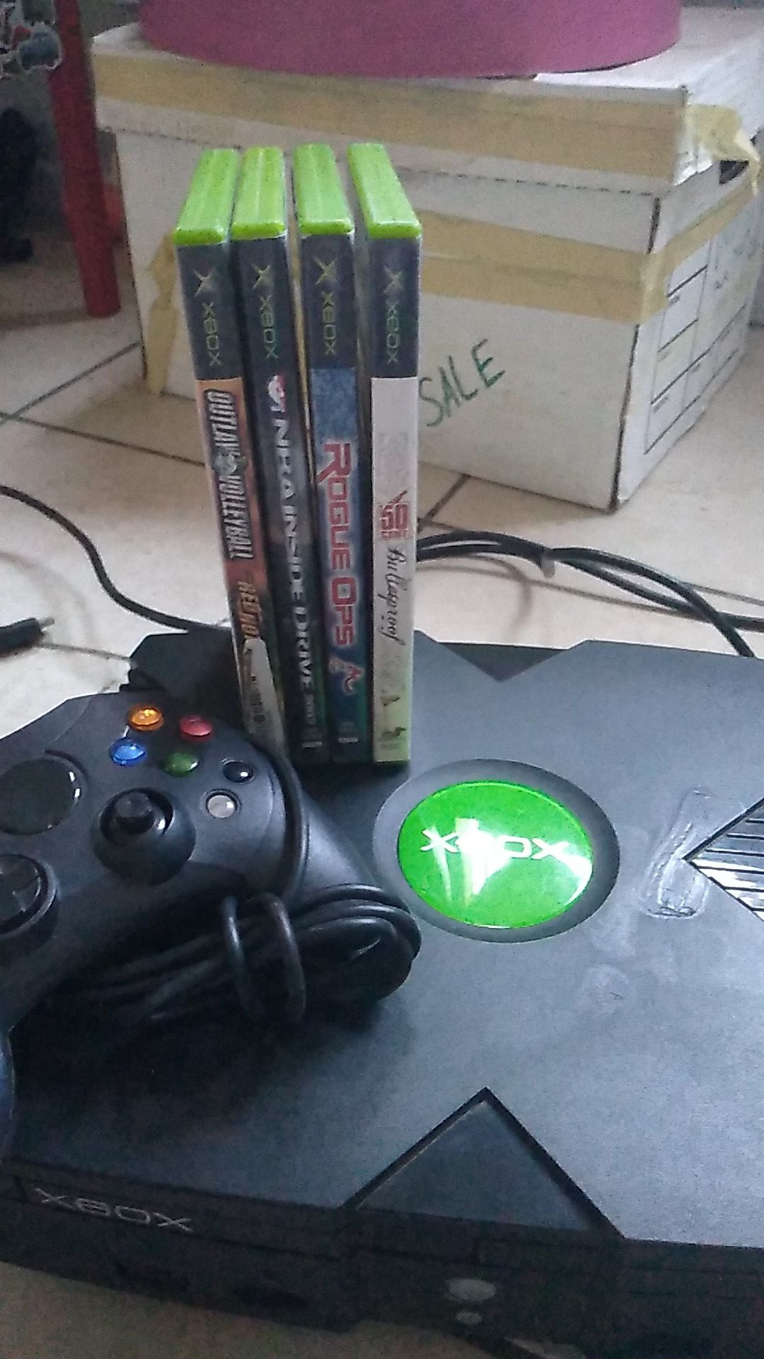 Xbox & 4 games
