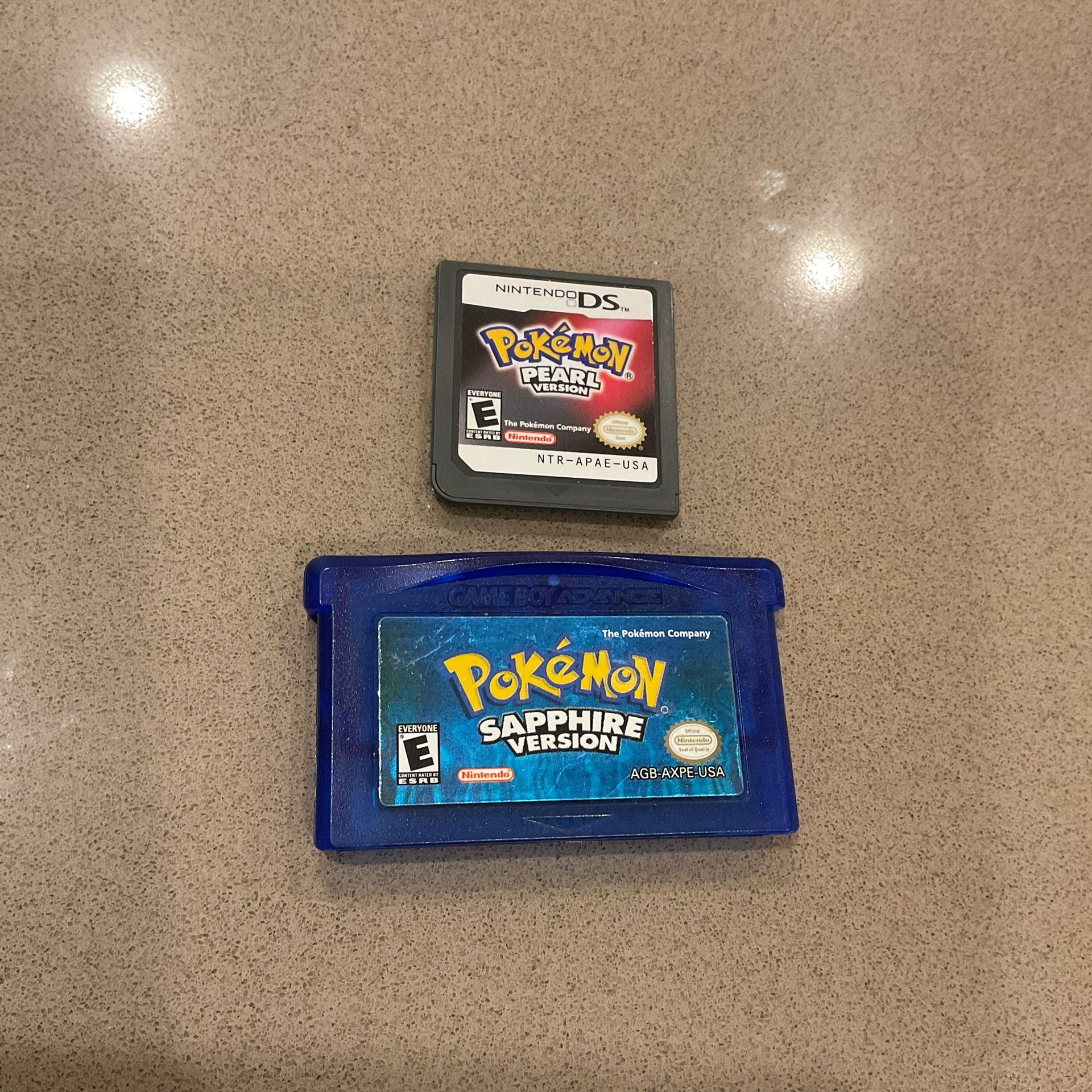 Nintendo Gameboy DS Pokemon Games