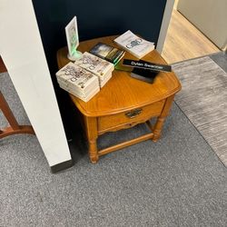 Small Wooden End Table