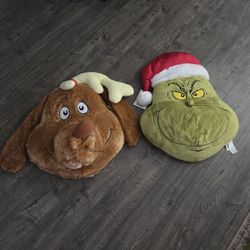 Huge Grinch And Max Wall Hangers