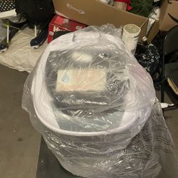 Costway FP10950US-GR Portable Mini Semi-Automatic Washing Machine with Spin Tub & Drain Hose 2.5 kg Capacity – Gray