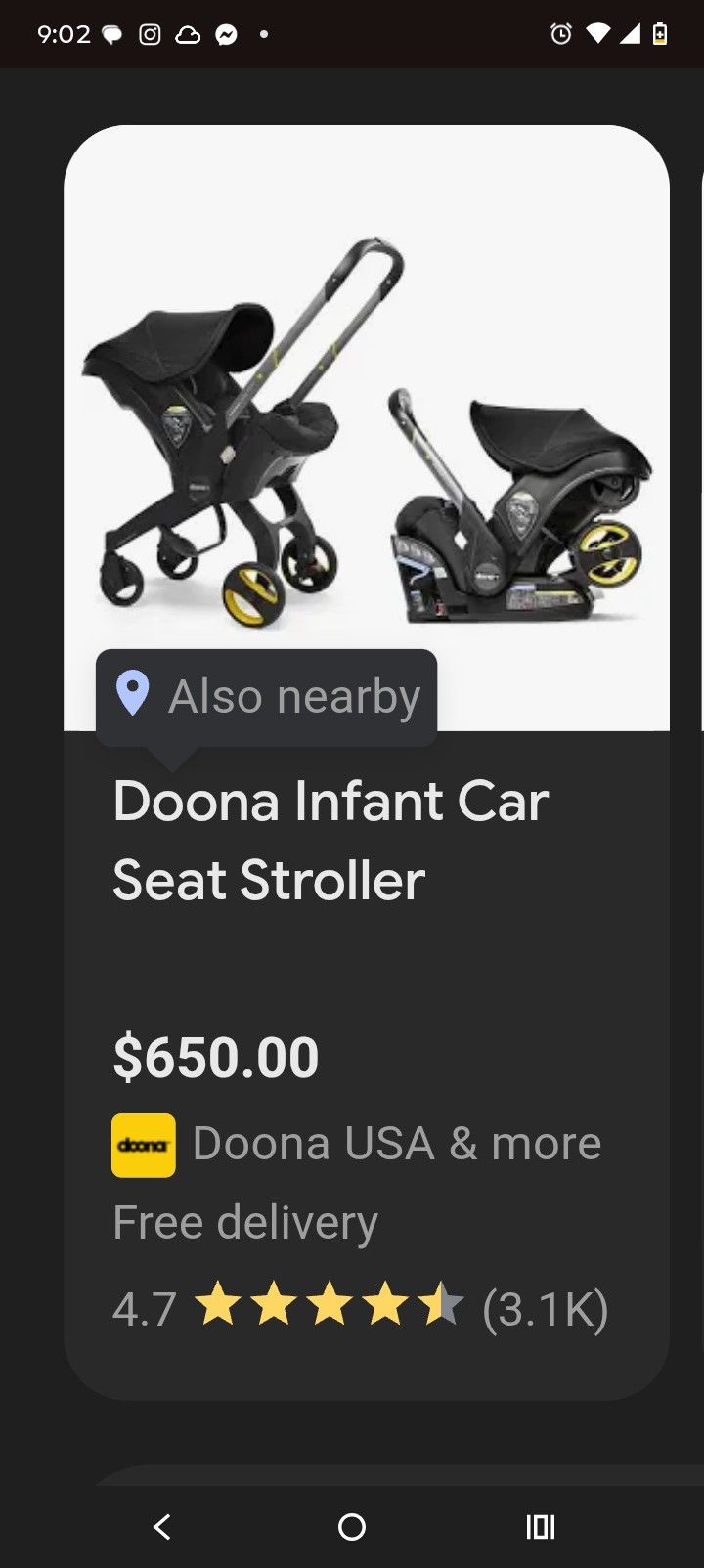 Donna Stroller Brand New