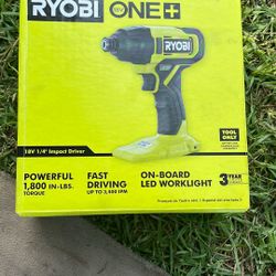 Ryobi 18v 1/4 Impact Driver