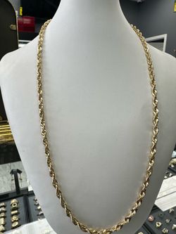 Cadena solida torsal 14 k