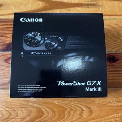 Canon PowerShot G7 X Mark III Camera US Model Black 3638C001