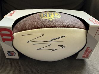 Hunter Henry Autographed Football With COA