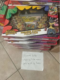 Pokemon Trading Card Game: Ascended Heroes Premium Poster Collection Mega Lucario Ex