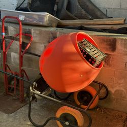 Kushlan 6 Cubic Feet  Electric Cement Mixer