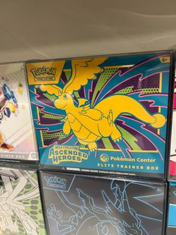 Ascended hero pokemon center etb with a case