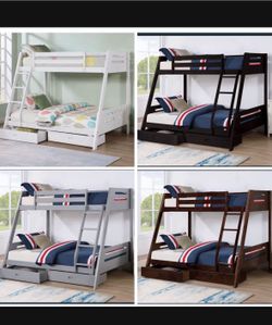 Bunk Bed full and Twin with Mattress
