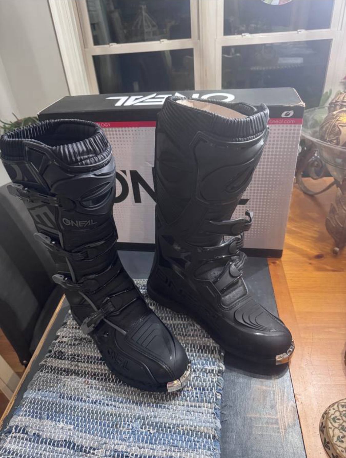 O'Neal Mens Element Motocross Boots Off-Road MX Black Motorcycle 0332 Size 13