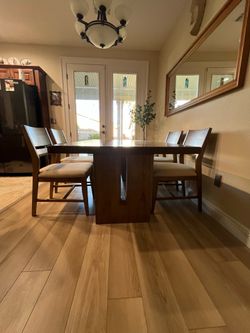 Dining Set Solid Wood with 4 chairs