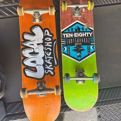 Two Skateboards 