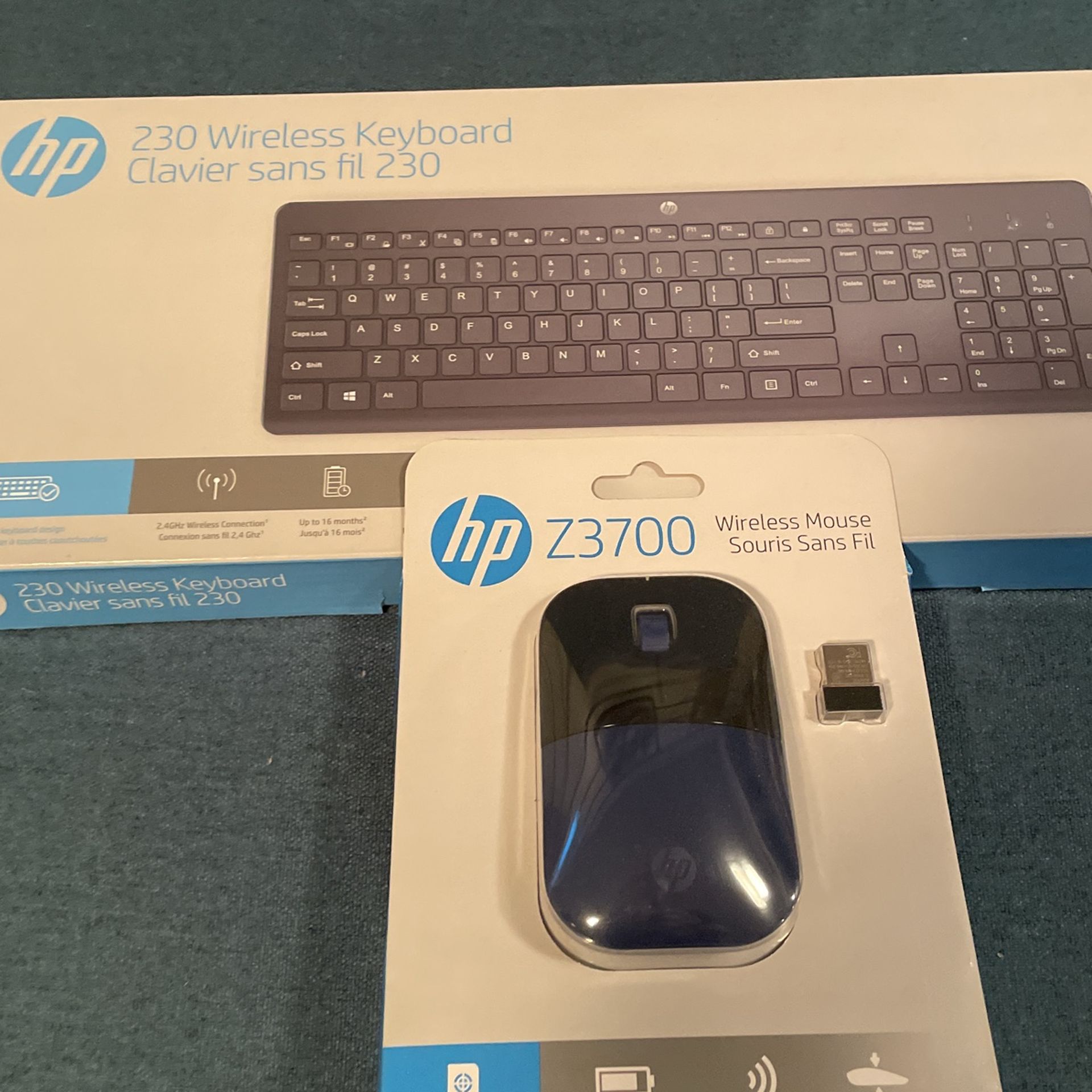 Hp 230 Wireless Keyboard And Mouse New