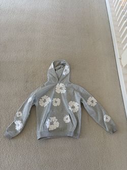 Authentic denim hearts hoodie men