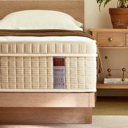 Queen Size Mattress, 14 Inch Hybrid Mattress in a Box - Medium Firm with Cooling Gel Memory Foam & Pocket Springs, Fibreglass-Free