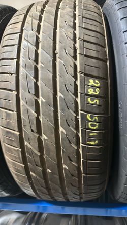 1 used tire 225/50/17 about 90% firm price,,,