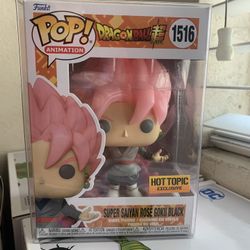 Super Saiyan Rose Goku Black Glow In The Dark Pop