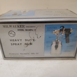  Milwaukee Pneumatic Heavy Duty Spray Gun Model No.MPS-17 New sealed